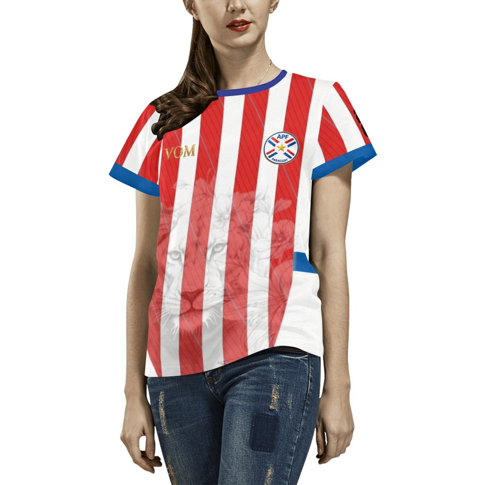 Camiseta de mujer de la selección paraguaya edición especial