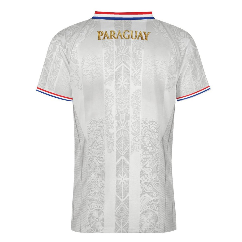 Camiseta de futbol de Paraguay edición especial blanca