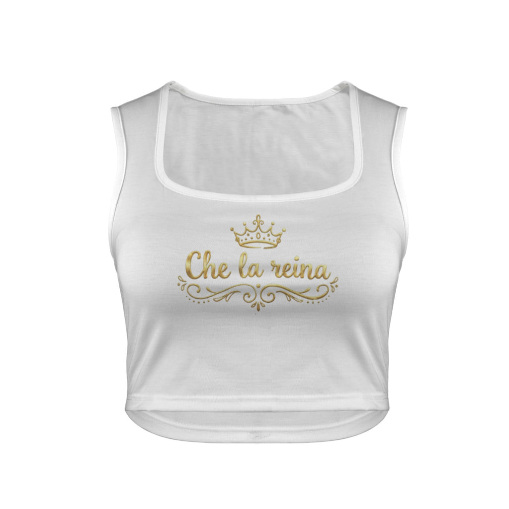 Camiseta sin mangas con cuello cuadrado