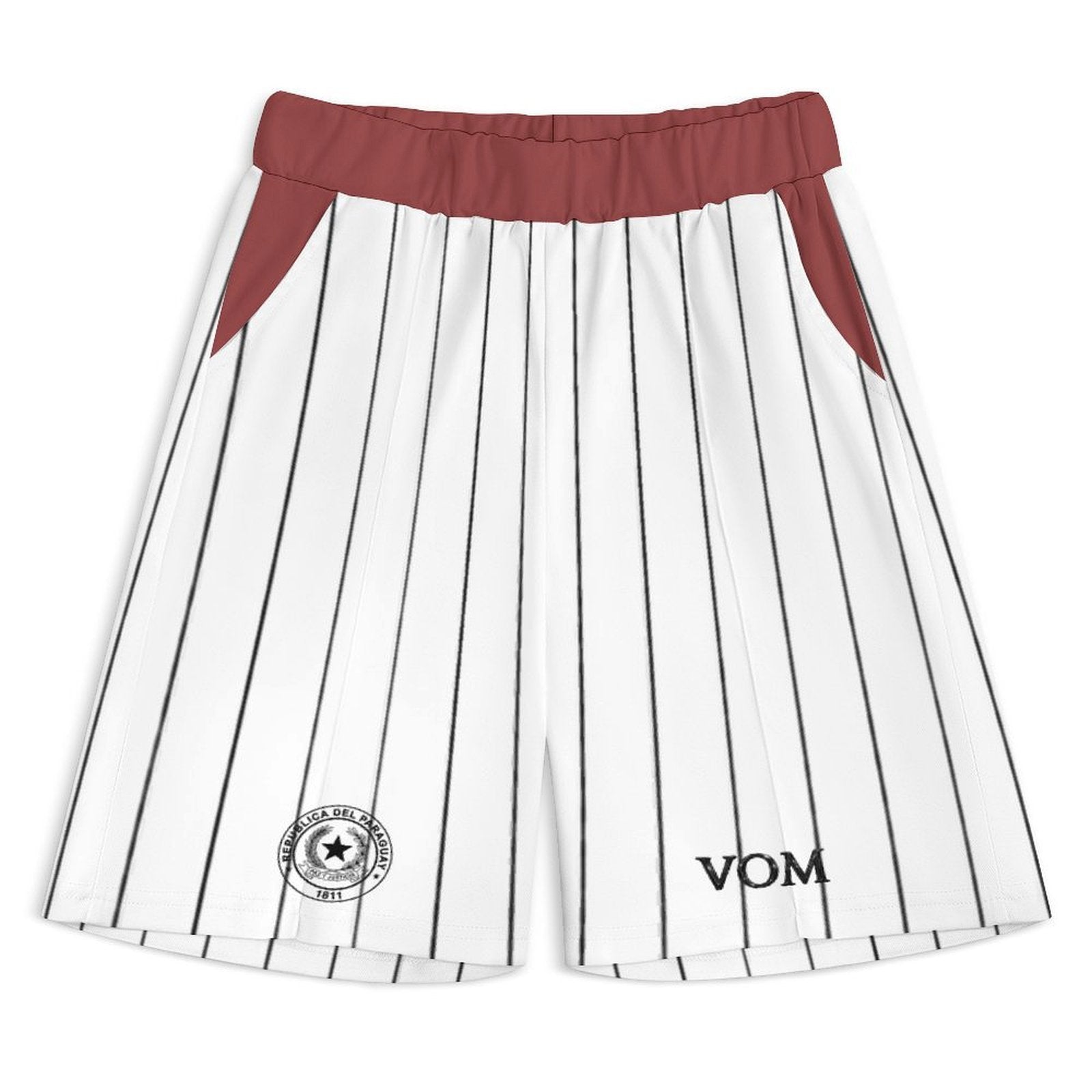 Conjunto polo y pantalón corto hombre con diseño de Paraguay