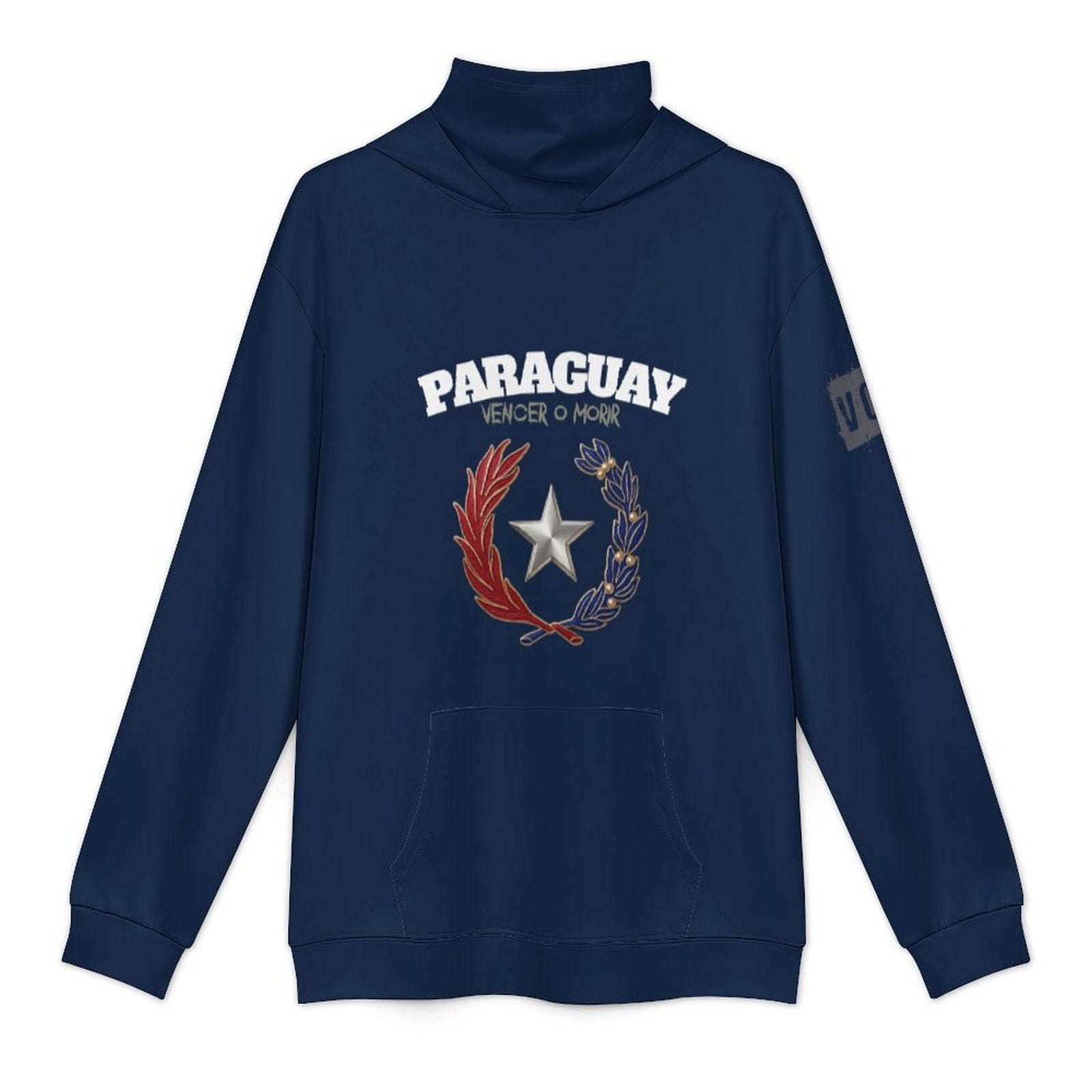 Sudadera de Paraguay para hombre con capucha y tapabocas