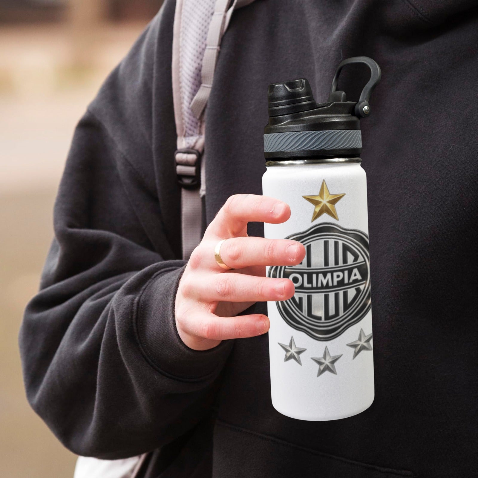 Botella para agua con diseño de Olimpia