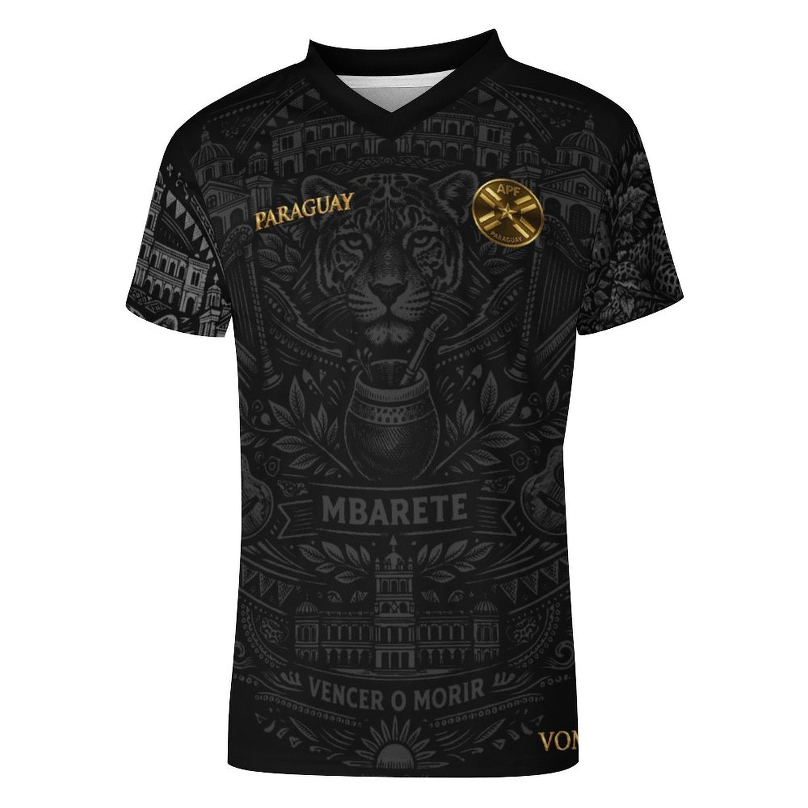 Camiseta de la selección paraguaya con cuello alto edición especial