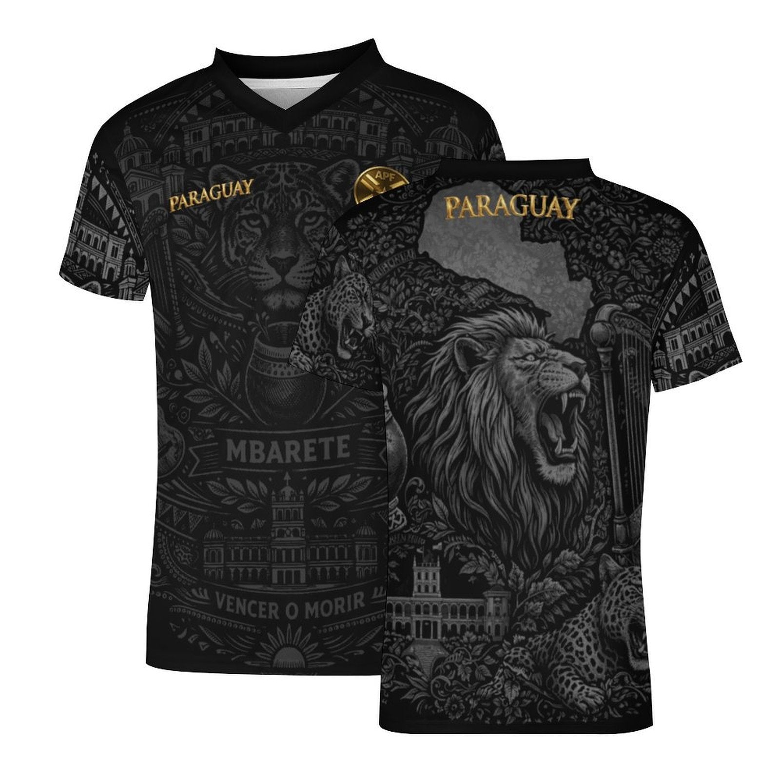 Camiseta de la selección paraguaya con cuello alto edición especial