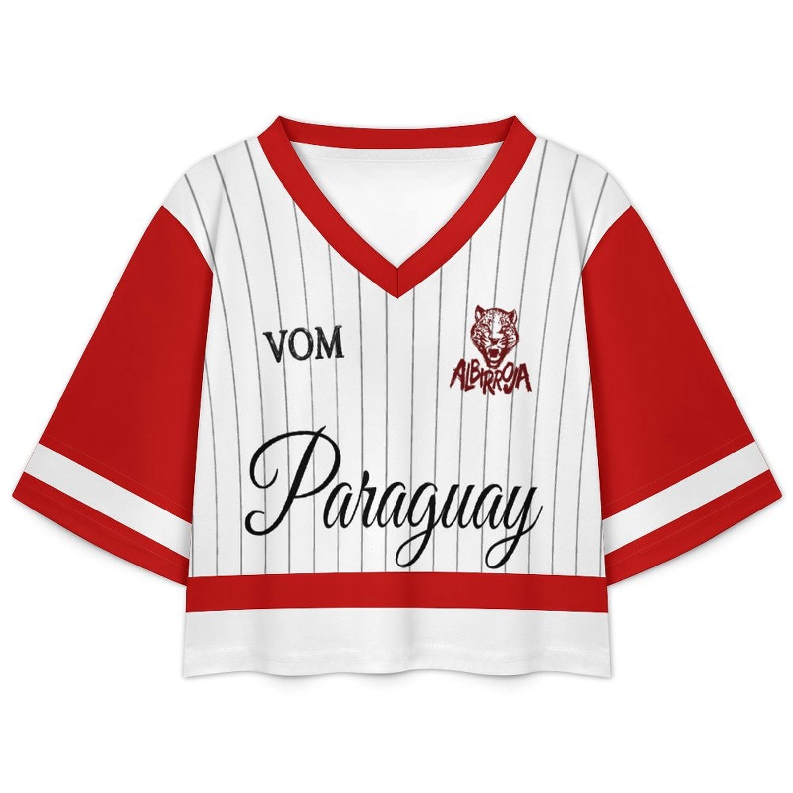 Camiseta deportiva para mujer con diseño de Paraguay