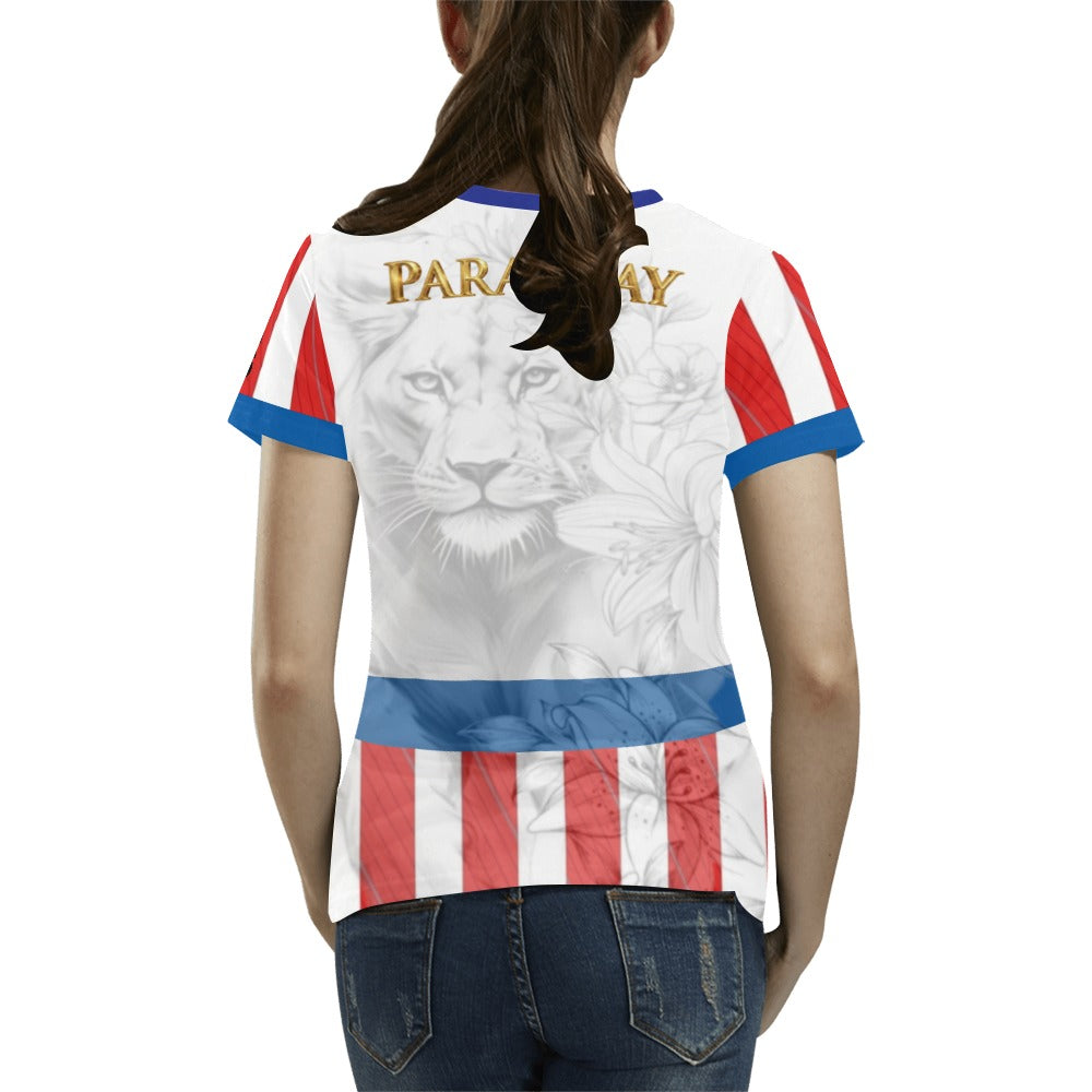Camiseta de mujer de la selección paraguaya edición especial