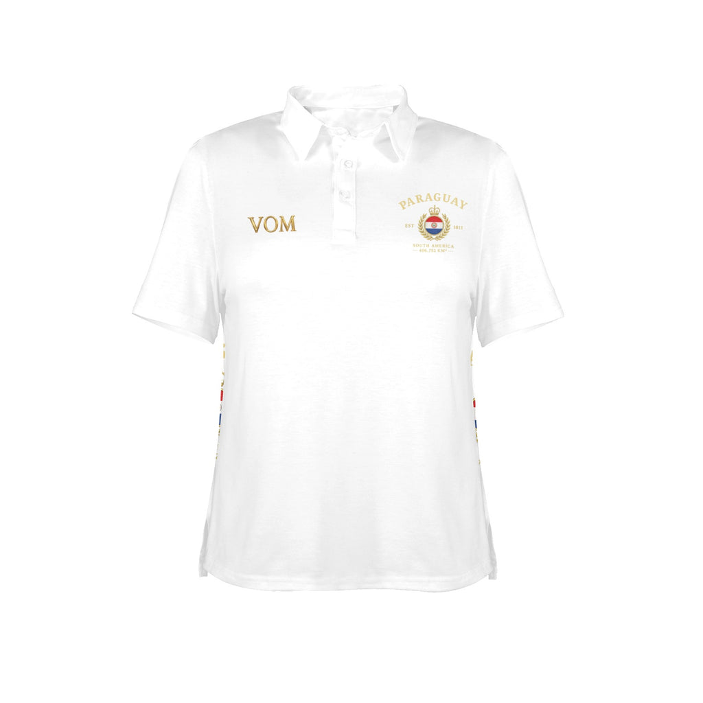 Polo para mujer con diseño de Paraguay