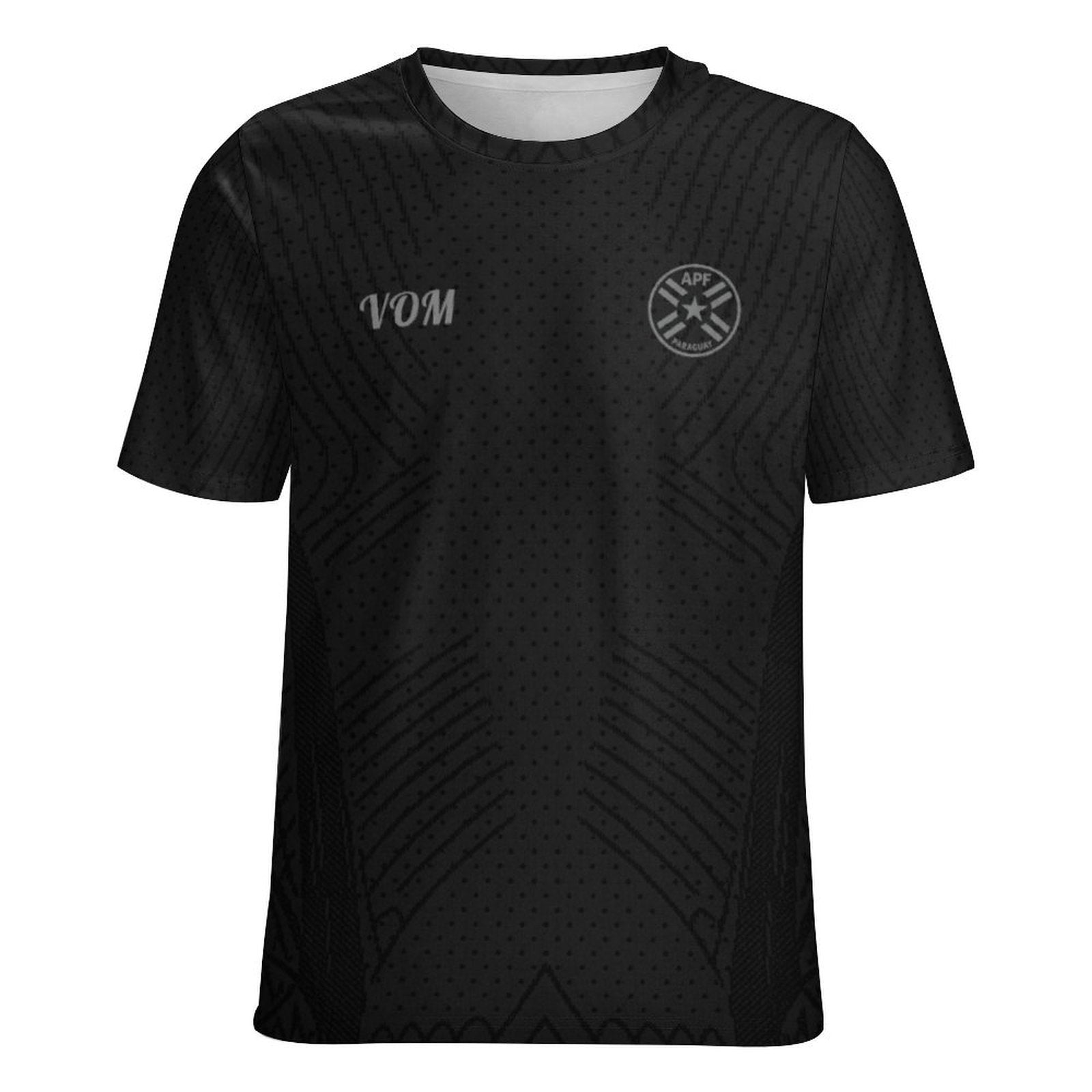 Camiseta deportiva con escudo y diseño de la selección paraguaya
