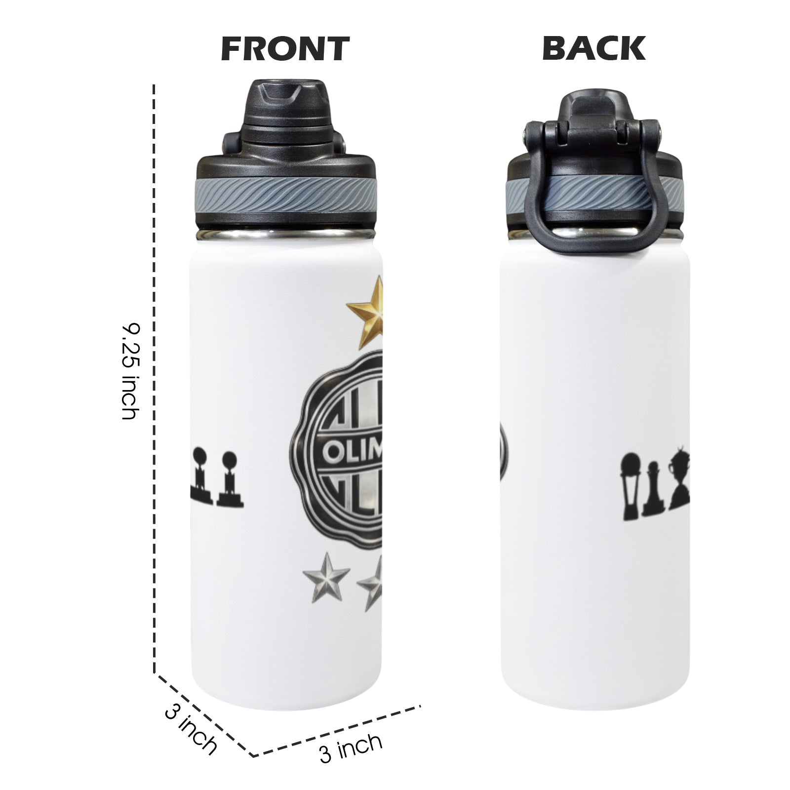 Botella para agua con diseño de Olimpia