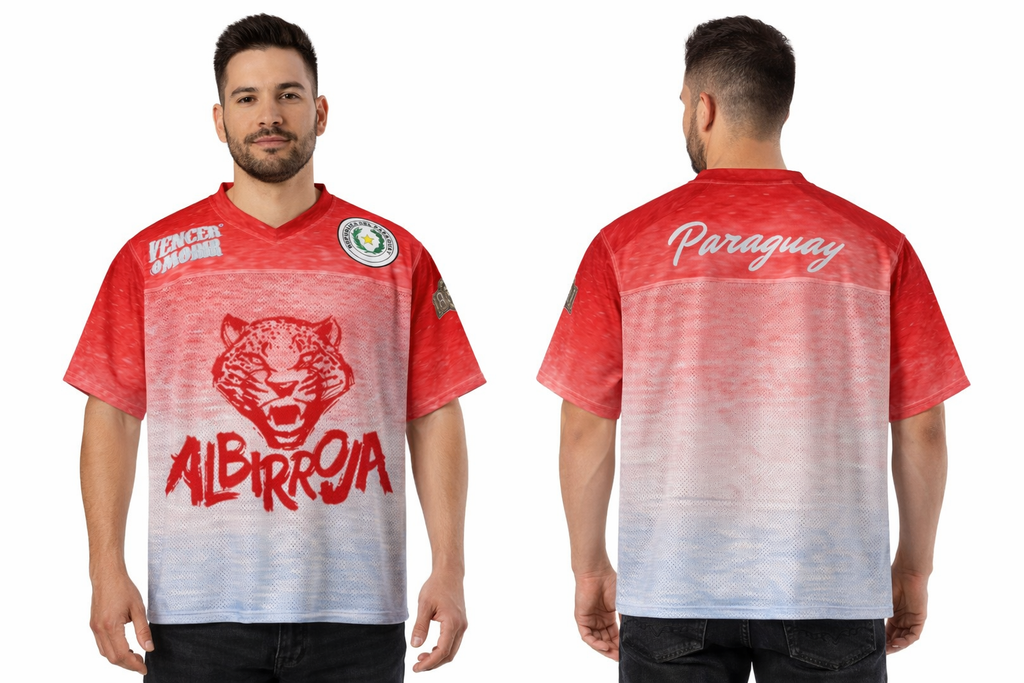 Camiseta deportiva con diseño de la albirroja