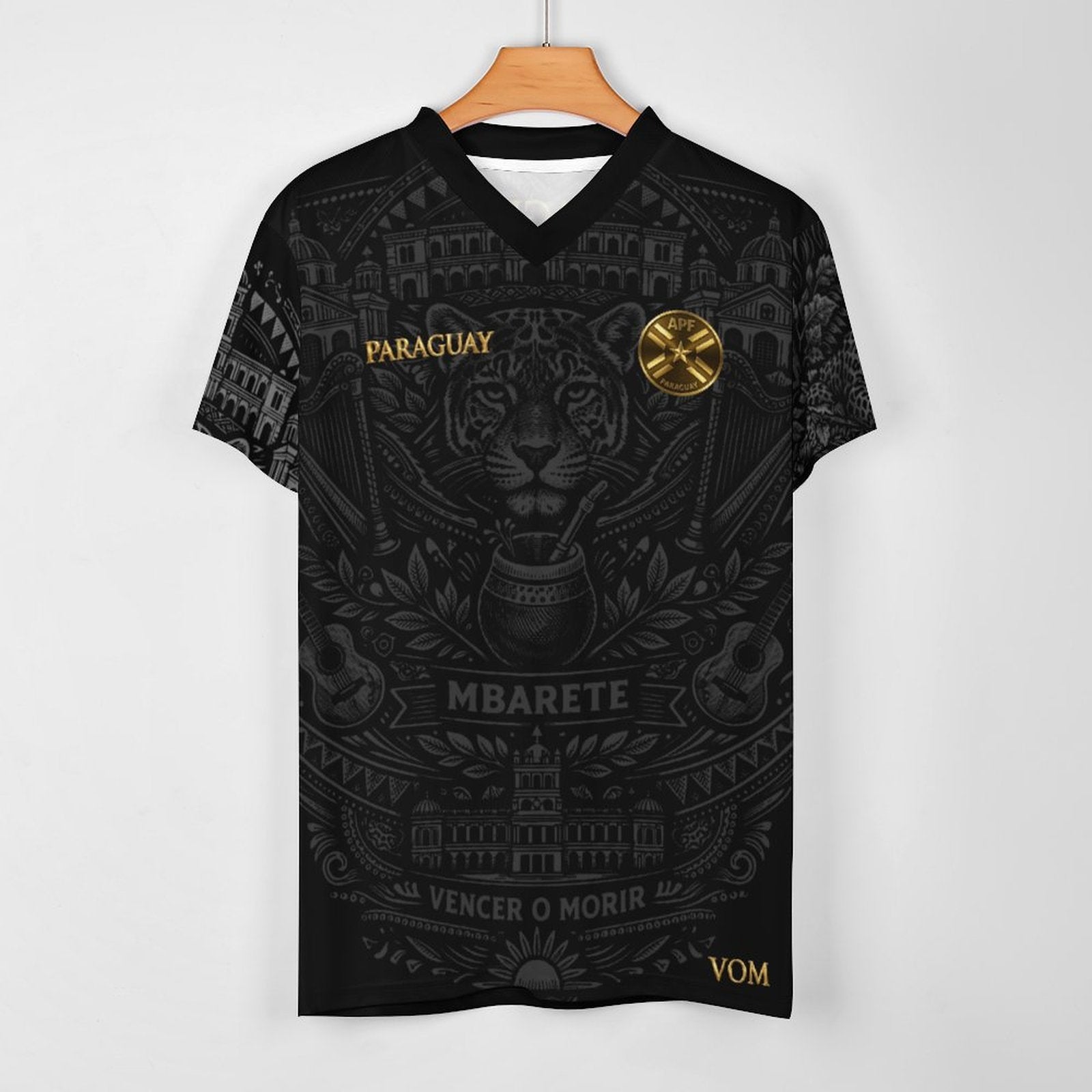 Camiseta de la selección paraguaya con cuello alto edición especial