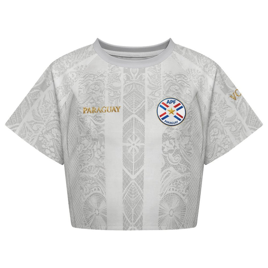Camiseta corta de la selección Paraguaya para mujer