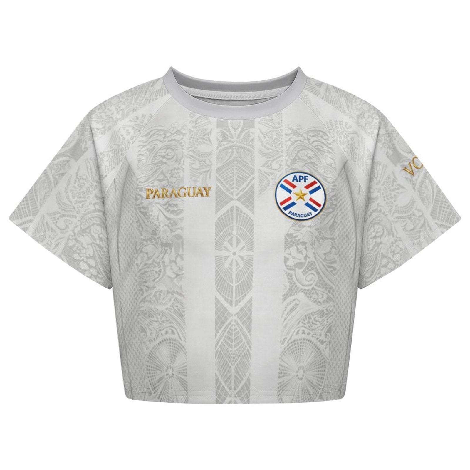 Camiseta corta de la selección Paraguaya para mujer