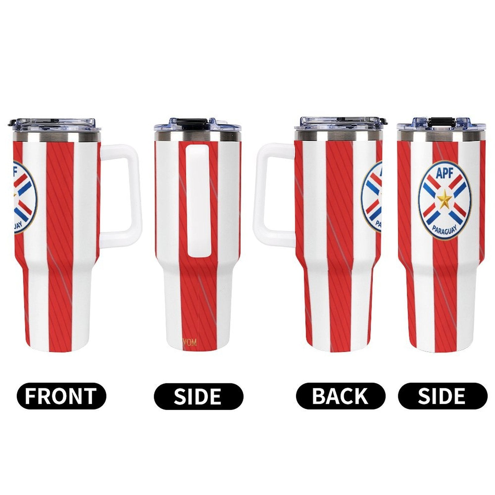 Vaso térmico de 40 oz de la selección paraguaya
