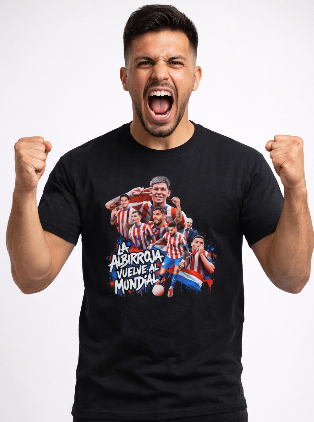 Camiseta unisex de La albirroja vuelve al mundial