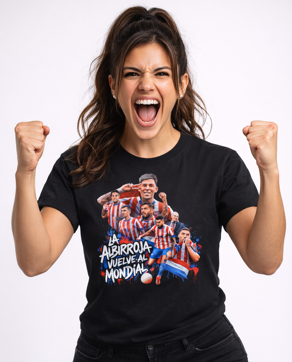 Camiseta unisex de La albirroja vuelve al mundial