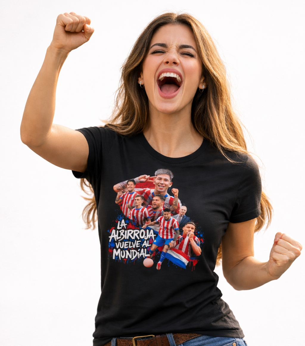 Camiseta de mujer con diseño de la albirroja