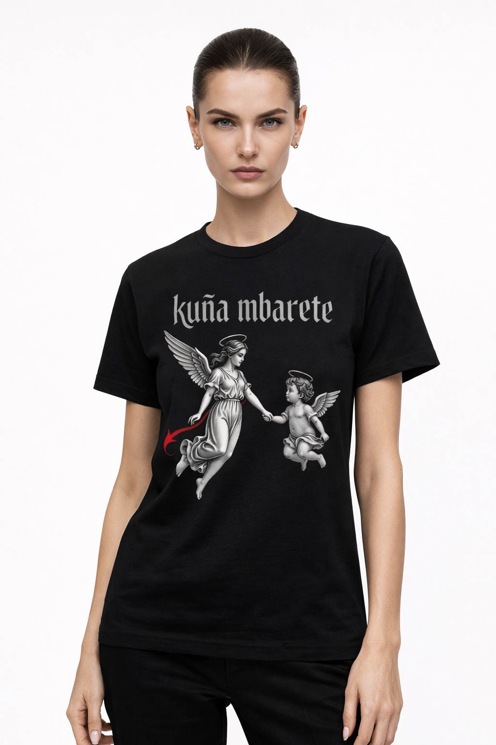 Camiseta de mujer con diseño Kuna mbarete