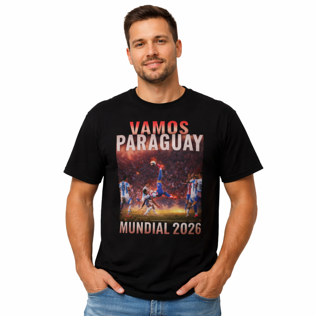 Camiseta unisex Vamos Paraguay mundial 2026