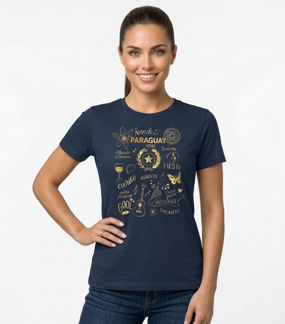 Camiseta básica de mujer con diseño frontal