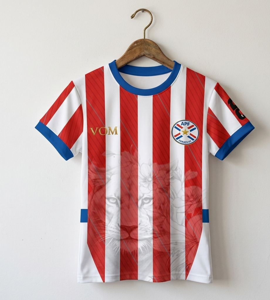 Camiseta de mujer de la selección paraguaya edición especial