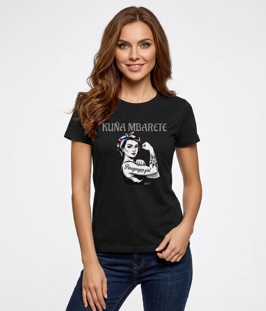 Camiseta de mujer kuña mbarete