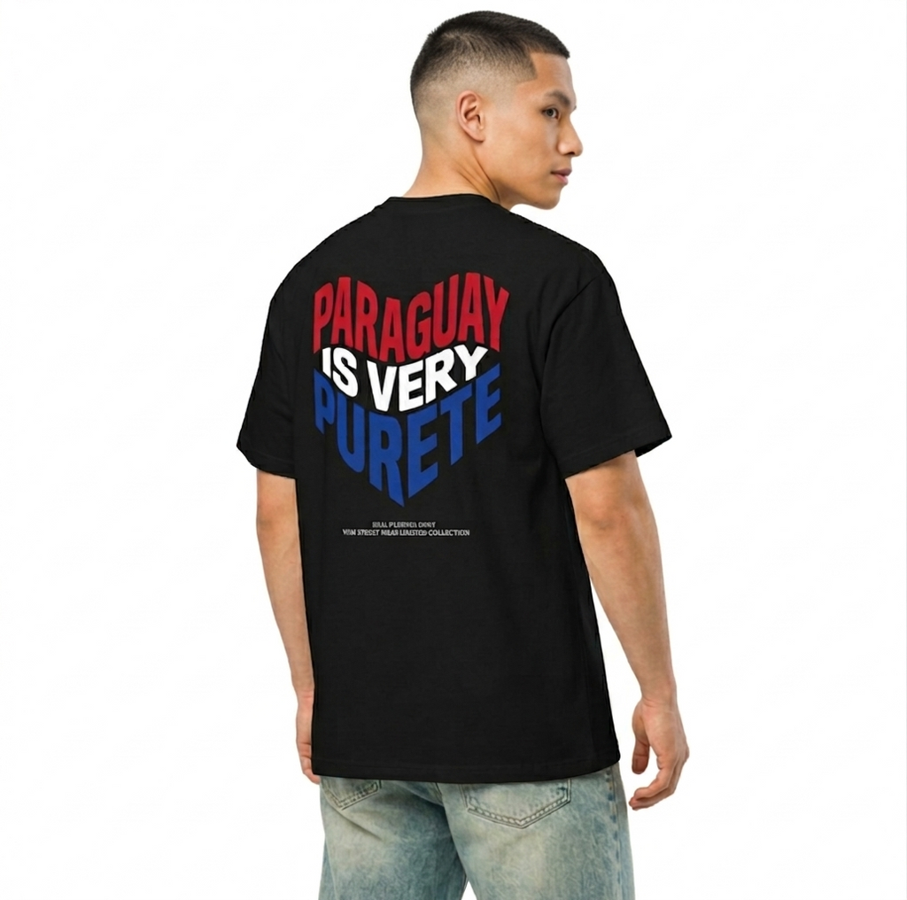 Camiseta con diseño Paraguay is very purete