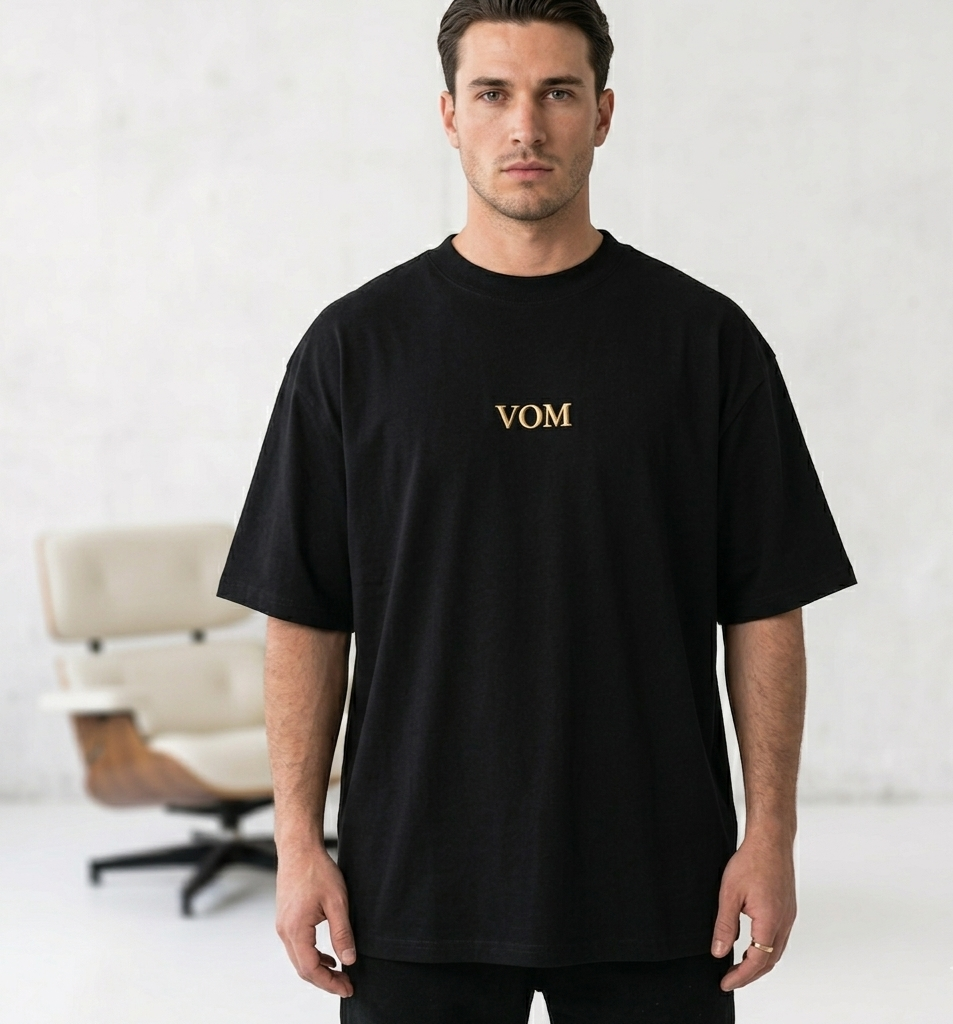 Camiseta oversize unisex con diseño en la espalda