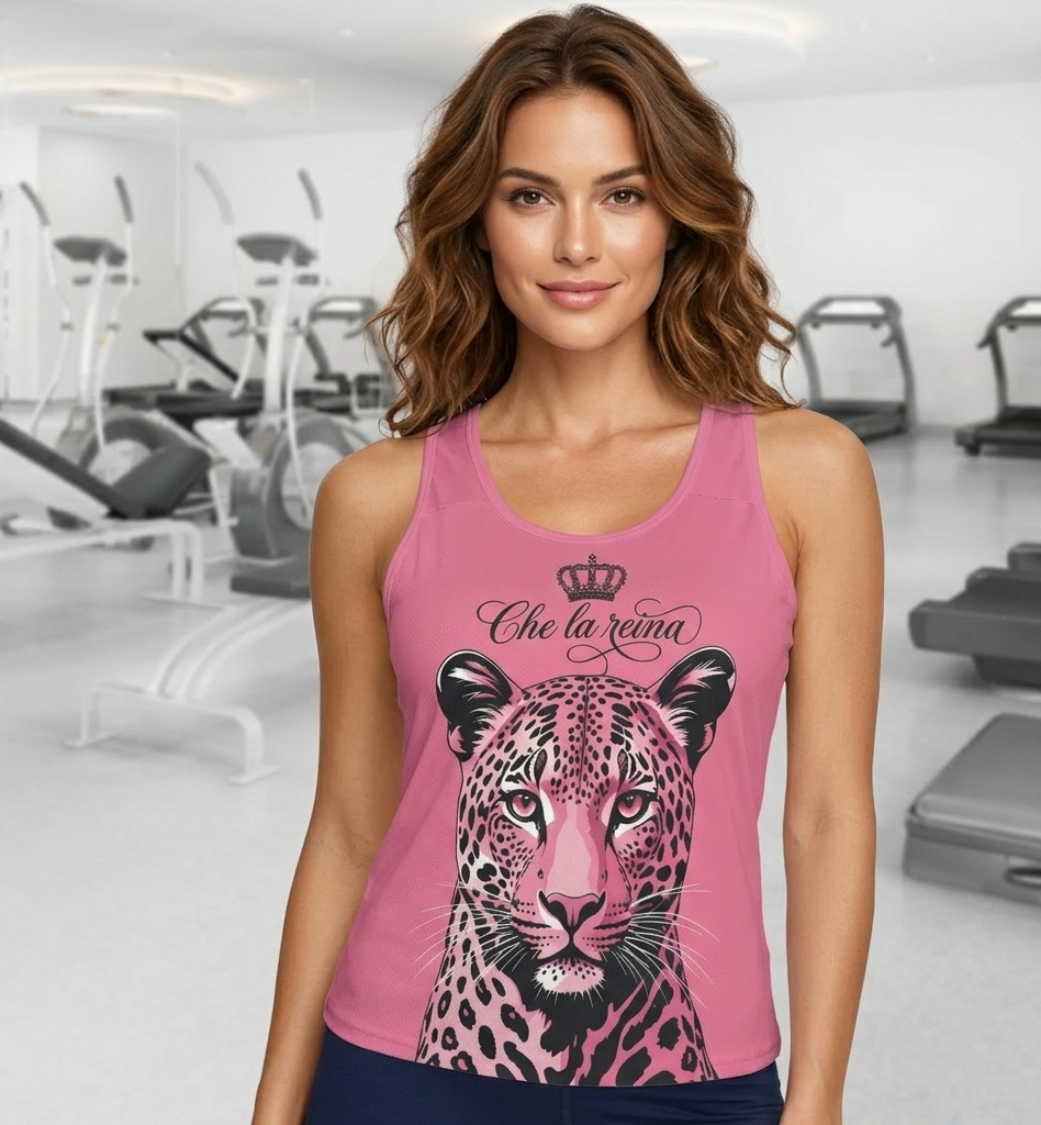 Camiseta de tirantes de mujer con diseño Che la reina
