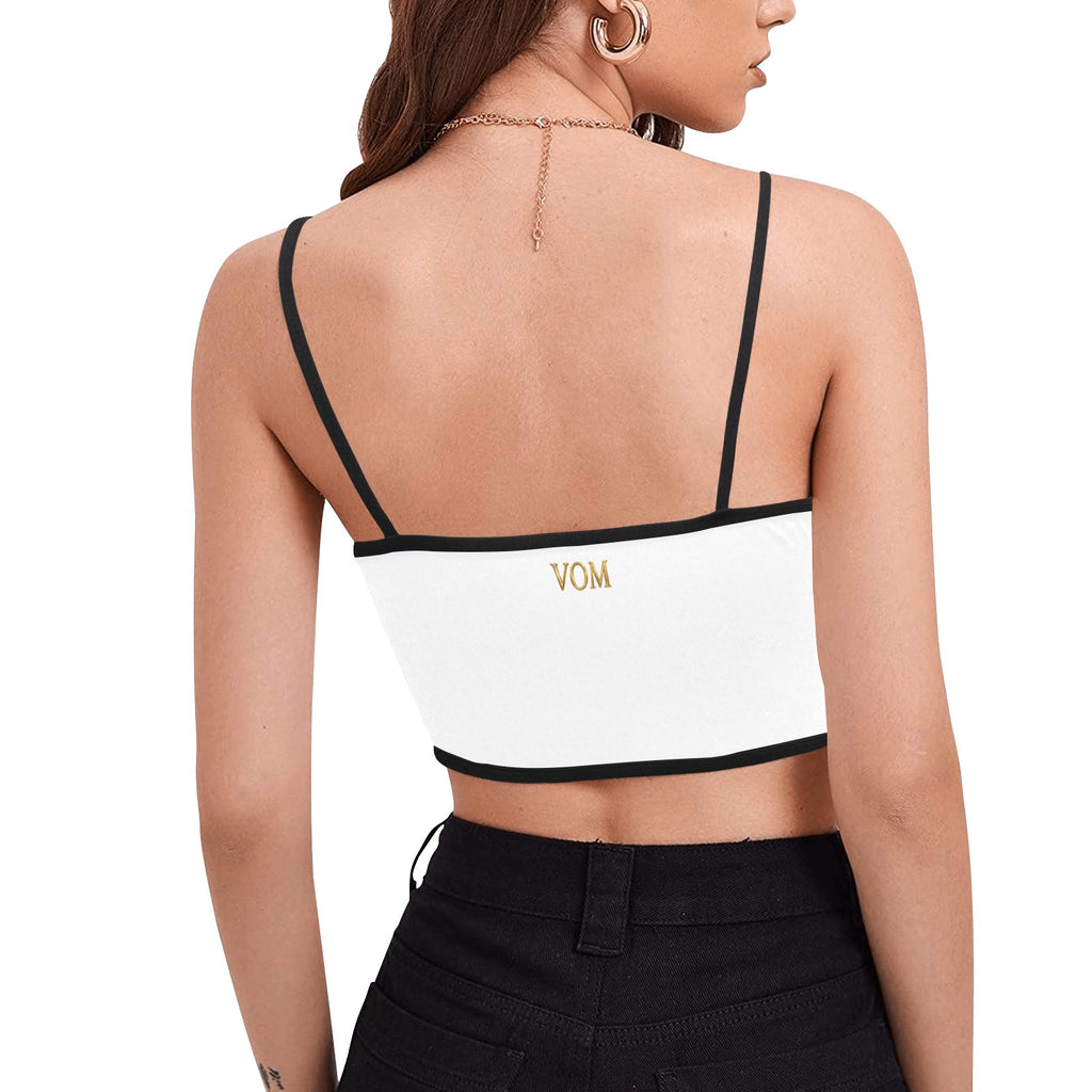 Top de tirantes para mujer con diseño frontal vencer o morir