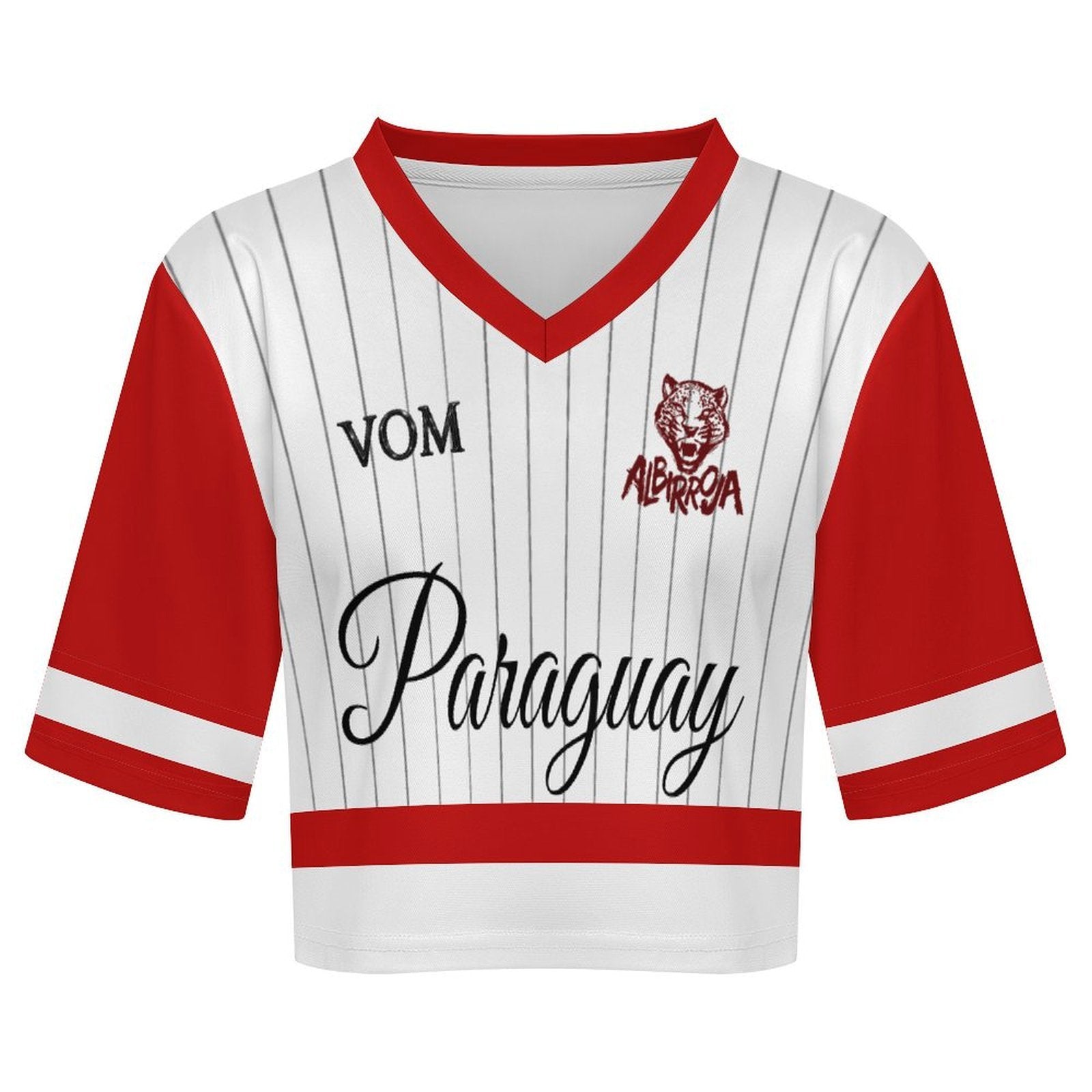 Camiseta deportiva para mujer con diseño de Paraguay