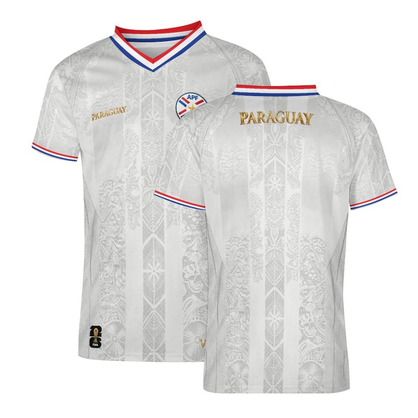 Camiseta de futbol de Paraguay edición especial blanca